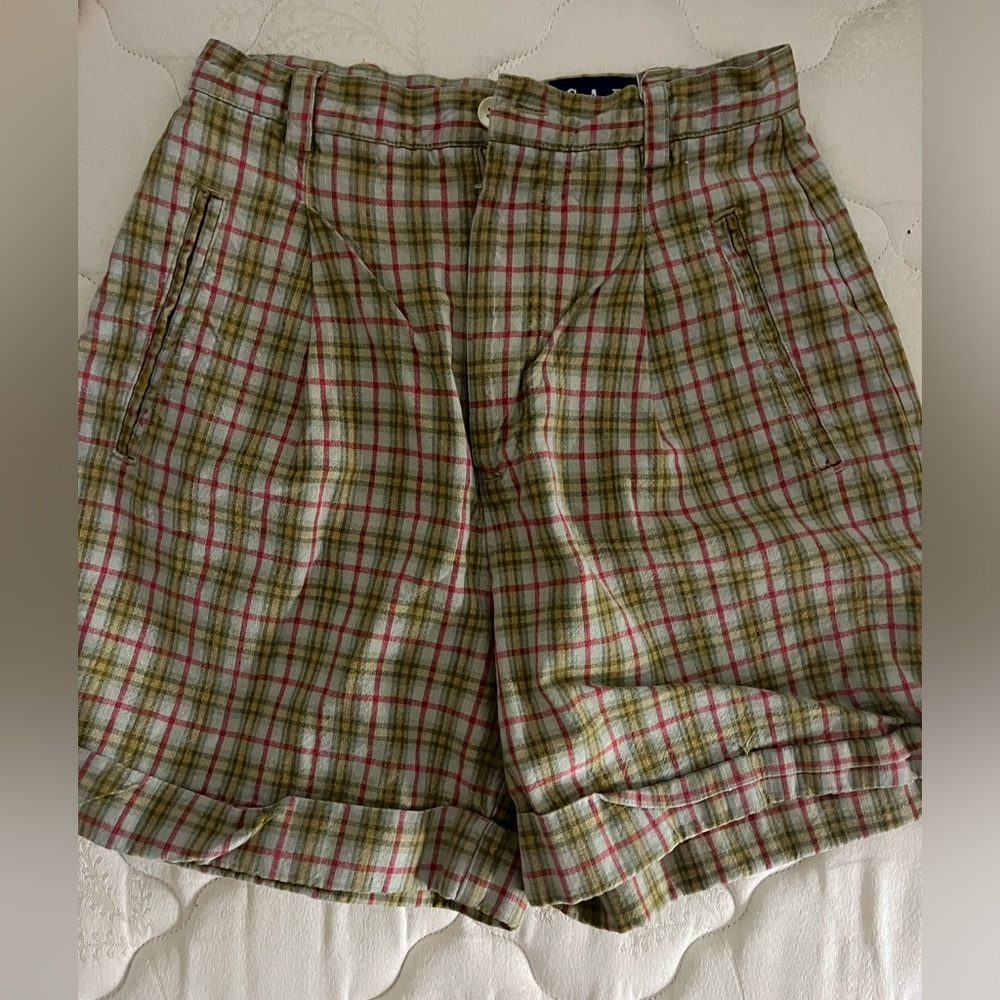 Vintage gap flannel shorts